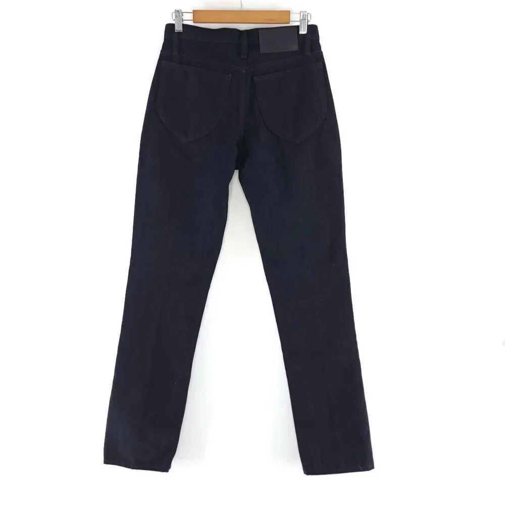 Frame Le Italien True Straight Black Noir Jeans Womens Size 25 - Picture 3 of 11